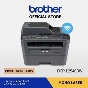 BROTHER PRINTER DCP-L2540DW MONO LASER PRINT SCAN COPY DUPLEX WIFI
