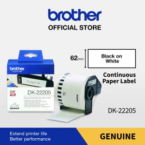 Brother Label Tape DK-22205 Continuous Length Paper Tape