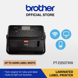 BROTHER PRINTER LABEL P-TOUCH PT-E850TKW