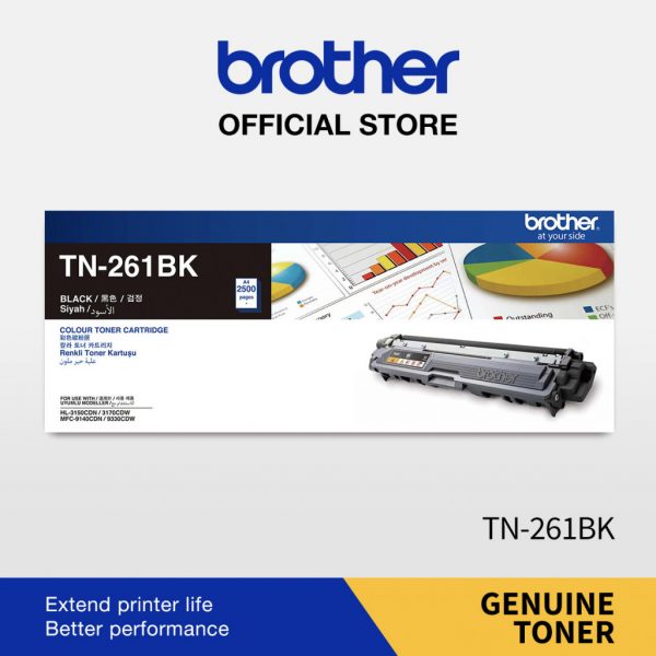 BROTHER TONER TN-261 BLACK