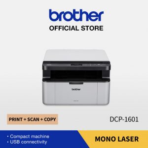 BROTHER PRINTER DCP-1601 MONO LASER PRINT SCAN COPY