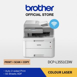 BROTHER PRINTER DCP-L3551CDW COLOUR LASER PSC DUPLEX WIFI
