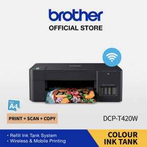BROTHER PRINTER DCP-T420W INK TANK PRINT SCAN COPY