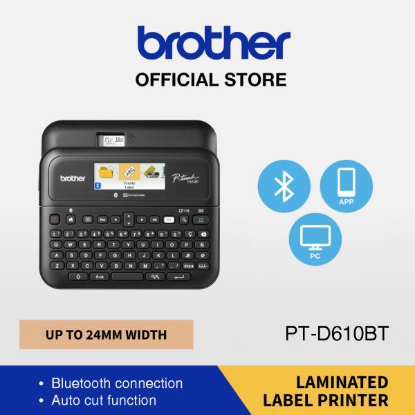 BROTHER PRINTER LABEL P-TOUCH PT-D610BT