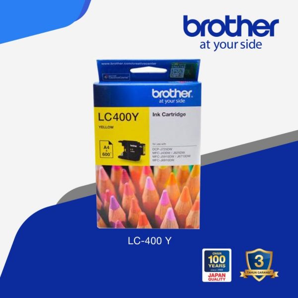 BROTHER INK LC-400 YELLOW