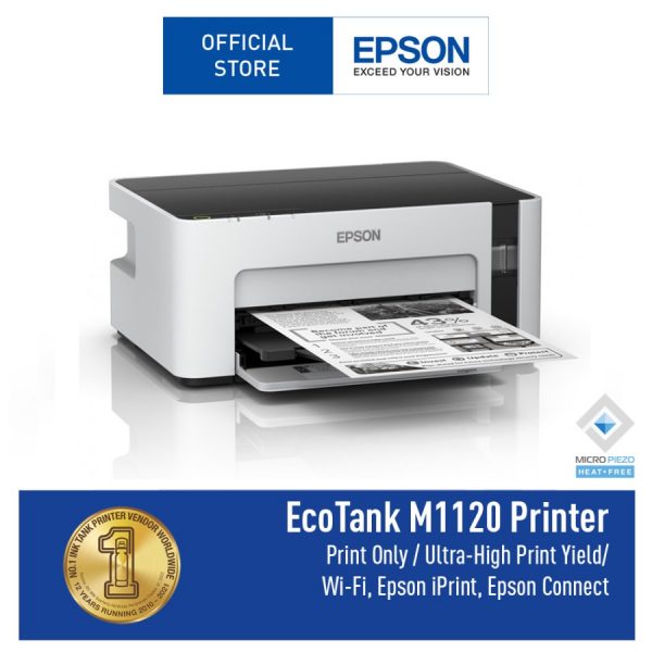Epson EcoTank Monochrome M1120 Wi-Fi Ink Tank Printer