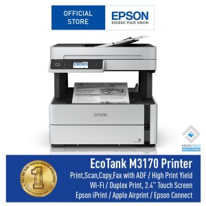 Epson EcoTank Monochrome M3170 Wi-Fi All-in-One Ink Tank Printer