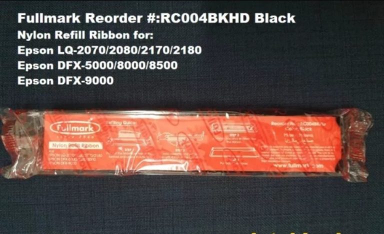 Fullmark RC0048BKHD Nylon Refill Ribbon Epson LQ2070/2170