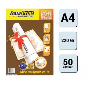 Data Print Double Side Matte with Grain Paper 220gsm A4
