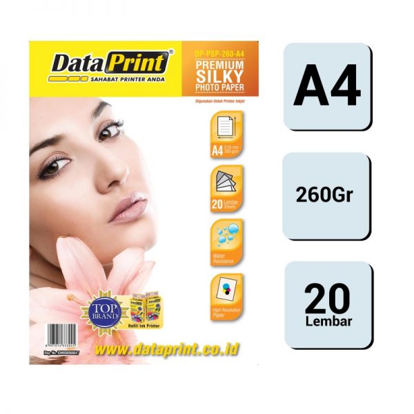 Data Print Premium Silky Photo Paper 260gsm A4