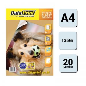 Data Print Sticker Glossy Paper 135gsm A4